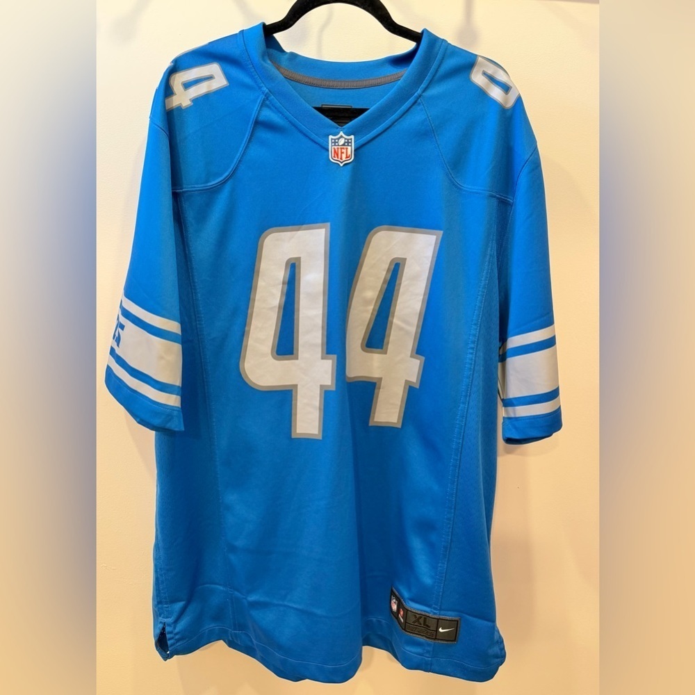 NFL NIKE Detroit Lions Men’s Malcolm Rodriguez Blue Game Day Jersey